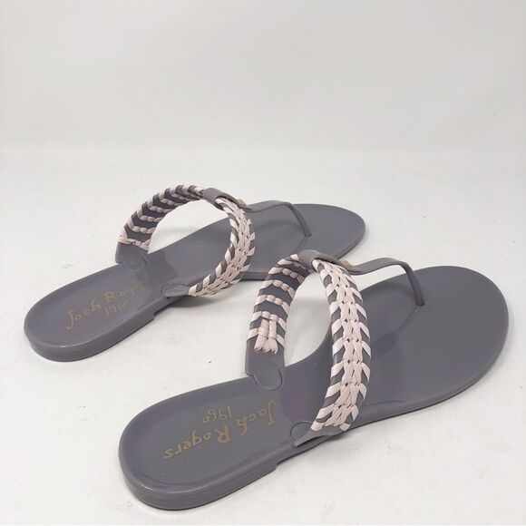 JACK ROGERS | Slip On Flip Flop Sandals Plastic Rubber Purple Women’s Size 10 - Picture 5 of 10
